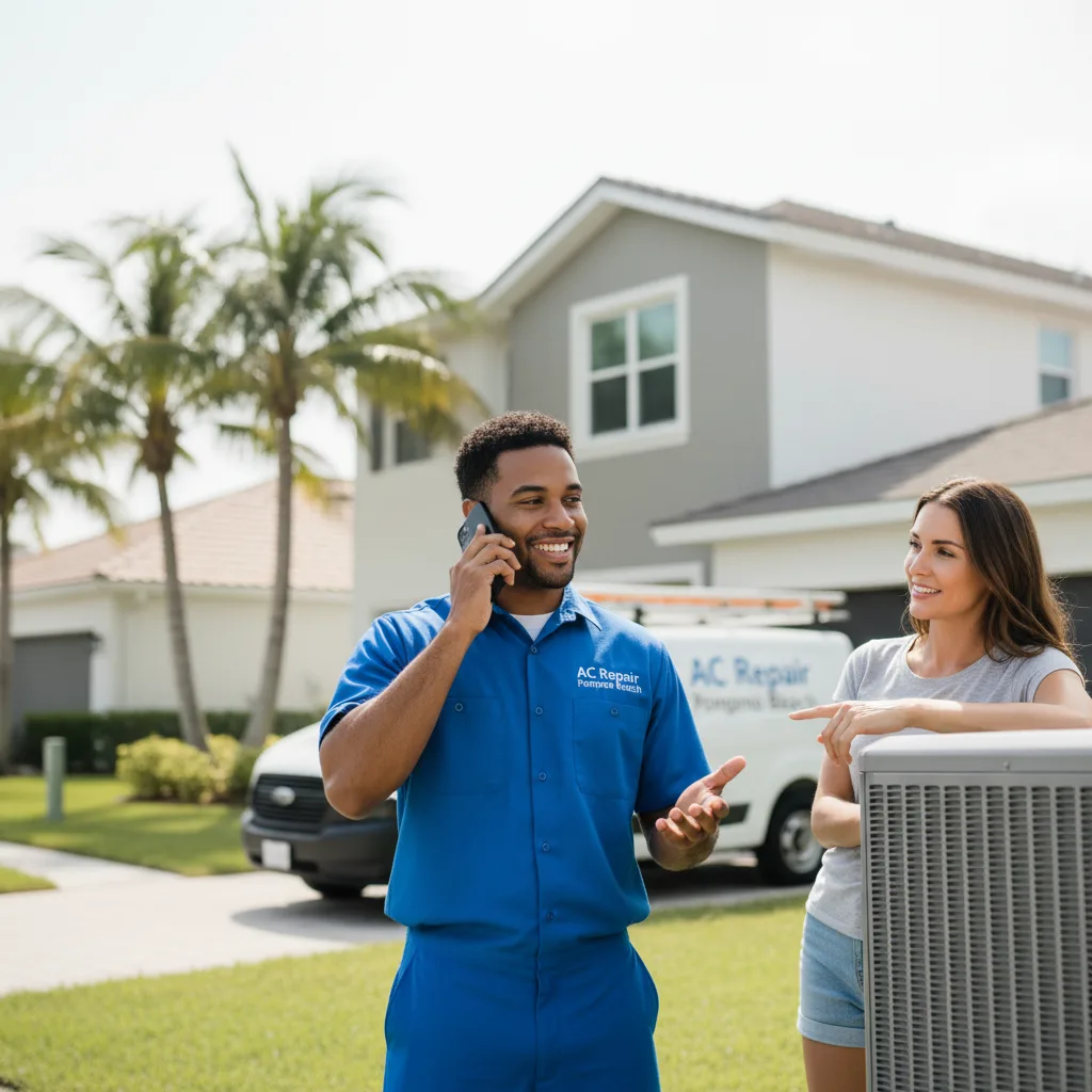 AC Repair Pompano Beach customer support in Pana